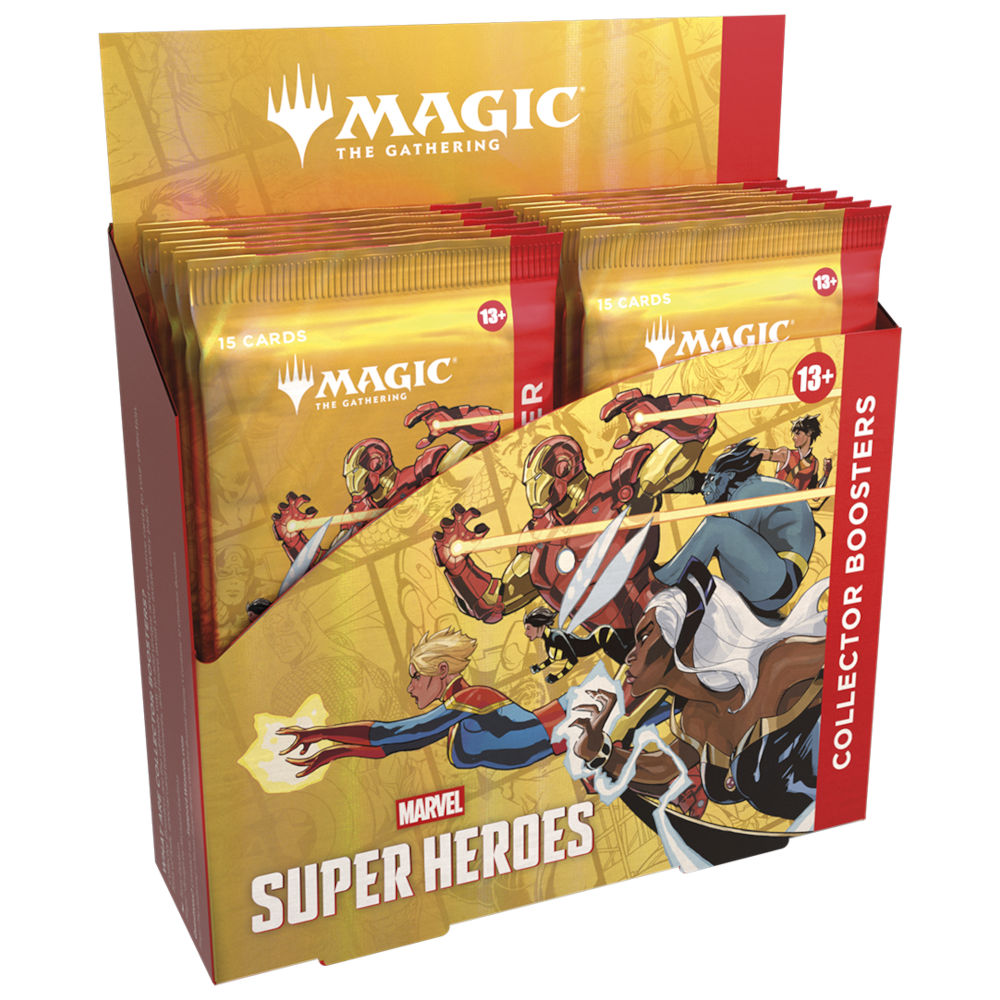 Magic the Gathering: Marvel Super Heroes Collector Booster Box (MAX 2st/kund)