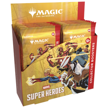 Magic the Gathering: Marvel Super Heroes Collector Booster Box (MAX 2st/kund)