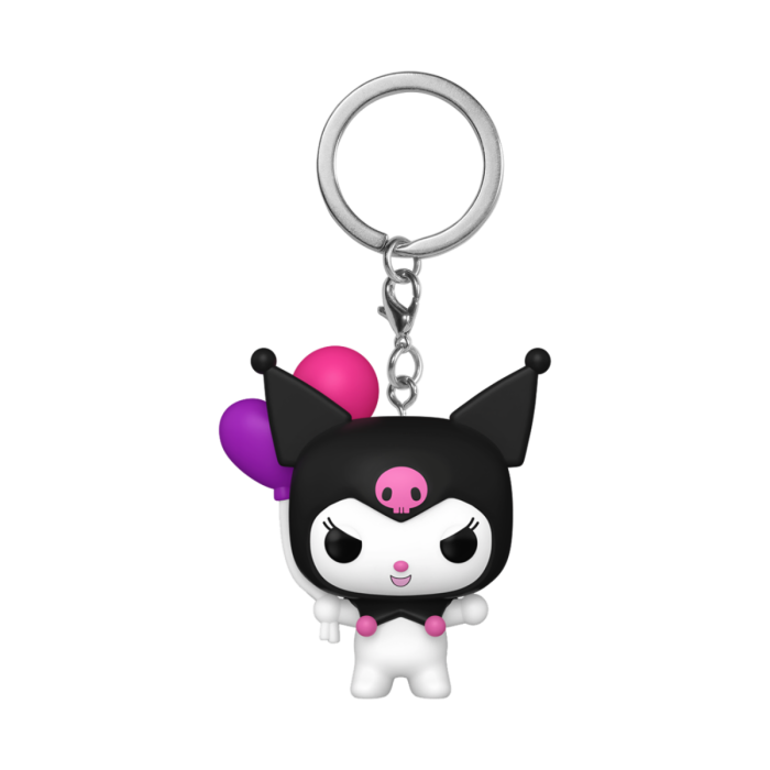 Hello Kitty POP! Keychain 4 cm - Kuromi (Balloon)