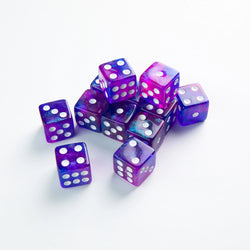 Gamegenic D6 Dice Set 16mm Galaxy Series - Nebula (Set of 12)