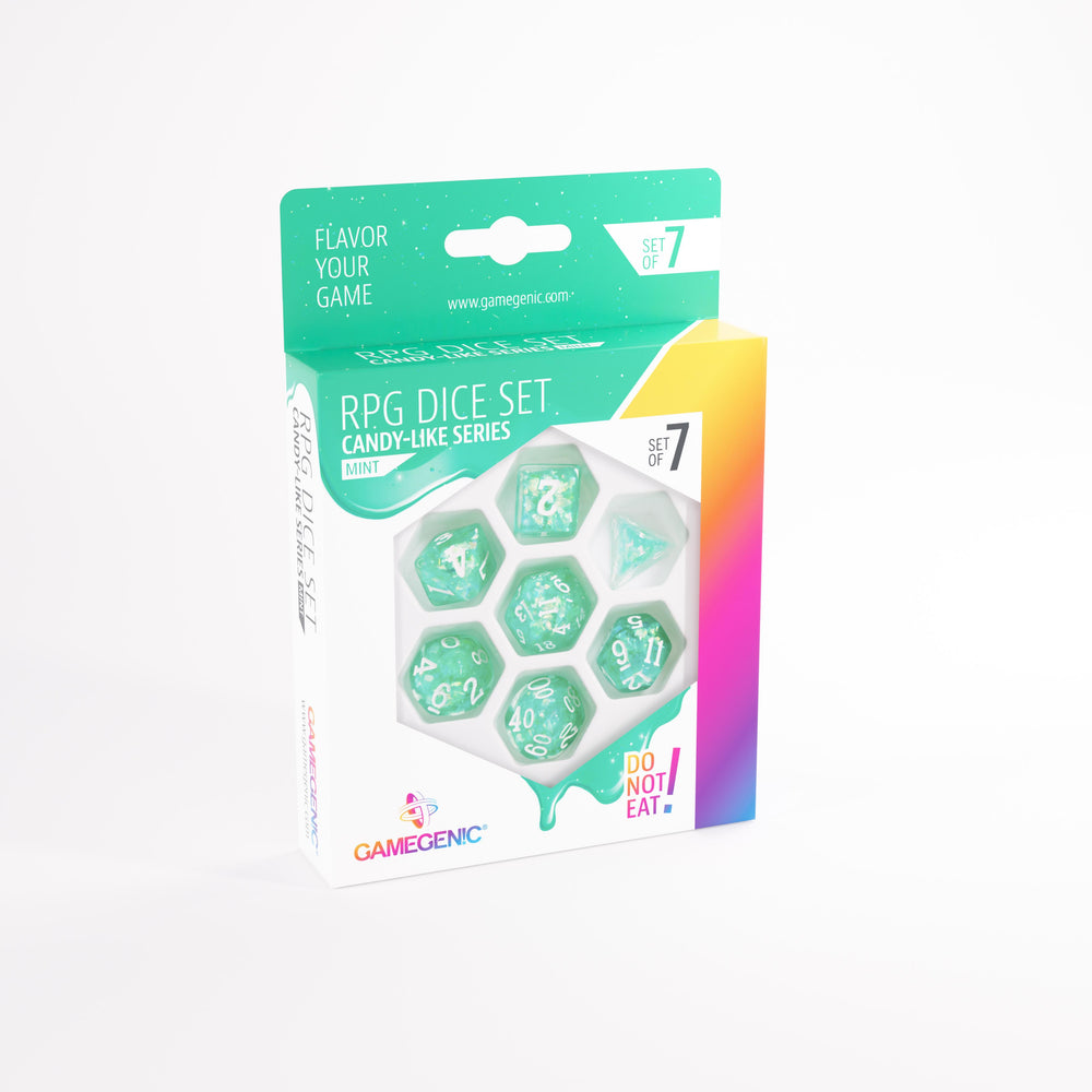 Gamegenic RPG Dice Set Candy-Like Series - Mint (Set of 7)