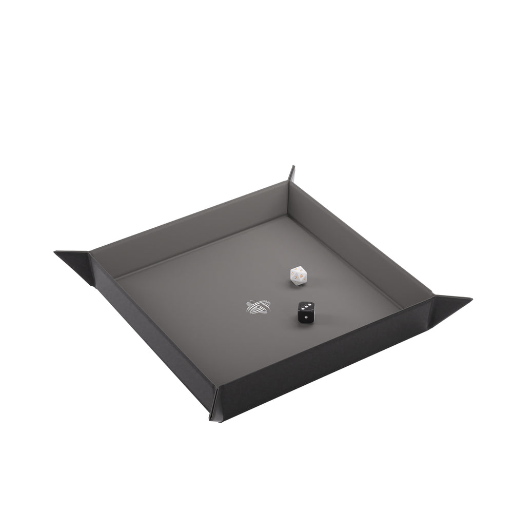 Gamegenic Magnetic Dice Tray Square Black/Grey
