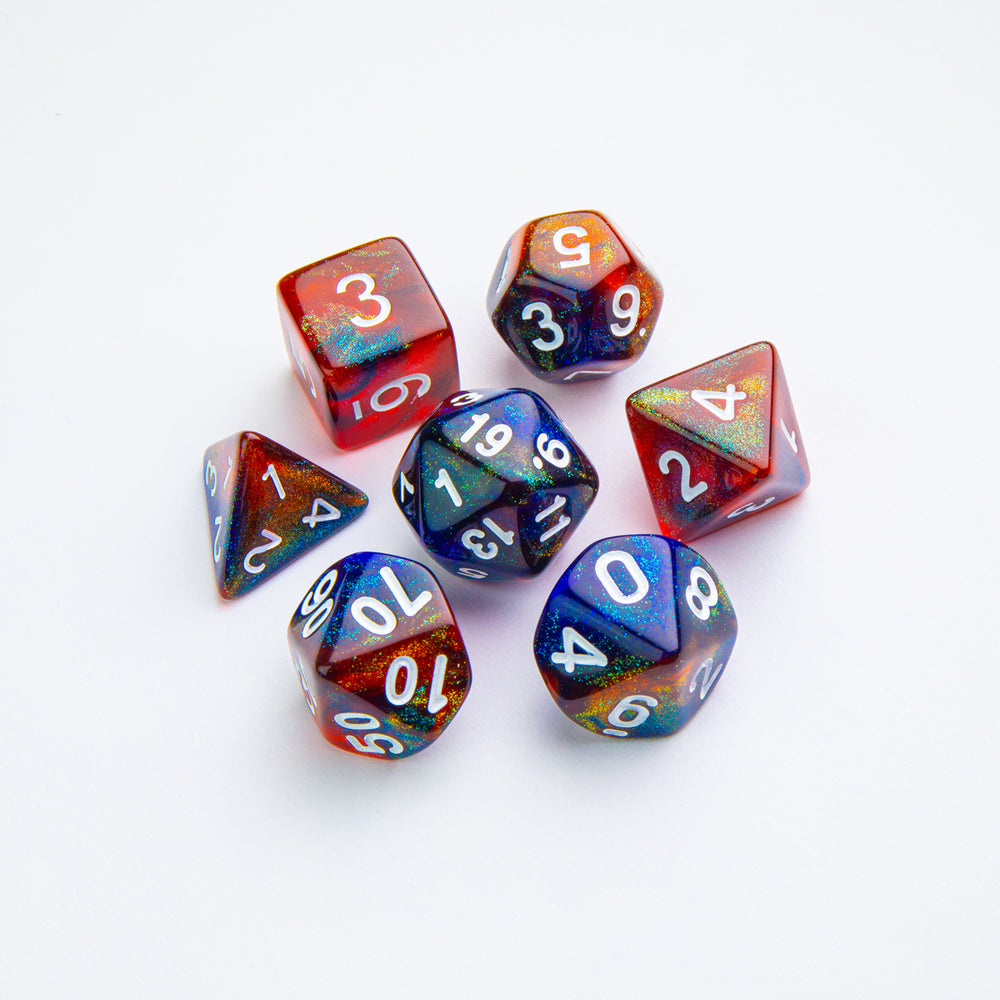 Gamegenic RPG Dice Set Galaxy Series - Mars (Set of 7)