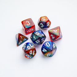 Gamegenic RPG Dice Set Galaxy Series - Mars (Set of 7)