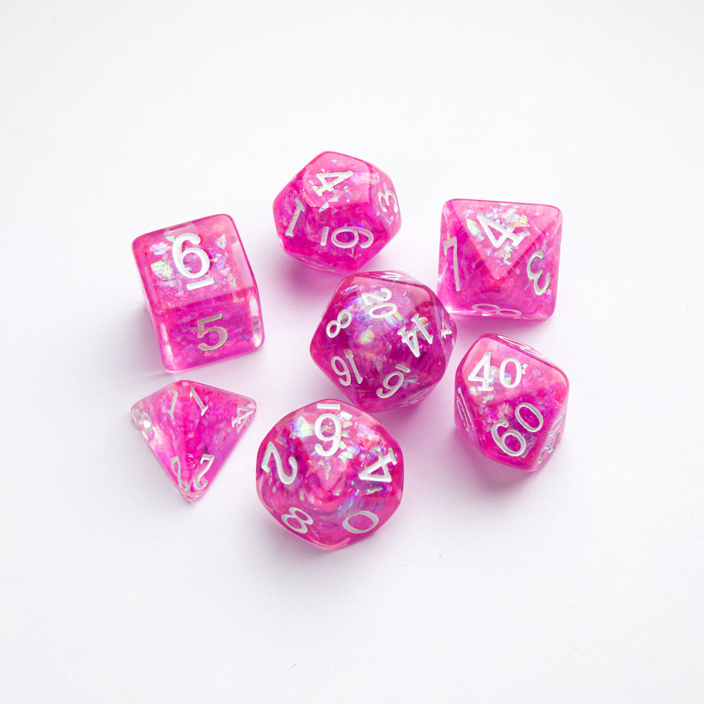 Gamegenic RPG Dice Set Candy-Like Series - Rasberry (Set of 7)