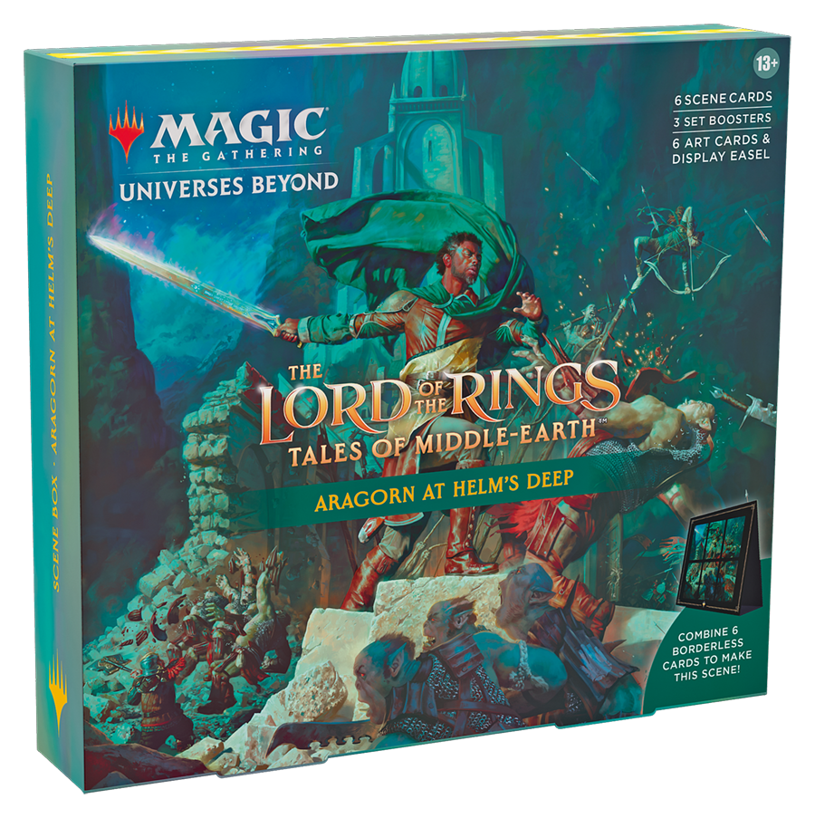 Magic the Gathering: The Lord of the Rings: Tales of Middle-earth Aragorn at Helm's Deep Scene Box