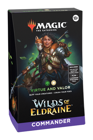Magic the Gathering:Wilds of Eldraine Commander Deck - Virtue and Valor