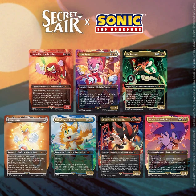 Secret Lair x Sonic: Friends & Foes Non-foil
