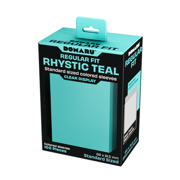 Gatherers' Tavern - DOMARU Rhystic Teal Standard Sleeves (100 Sleeves)