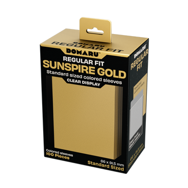 Gatherers' Tavern - DOMARU Sunspire Gold Standard Sleeves (100 Sleeves)