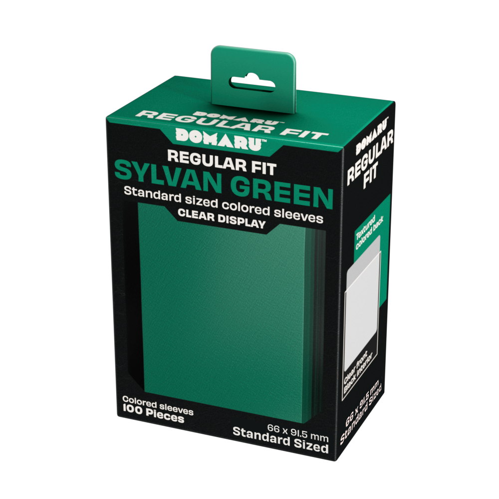Gatherers' Tavern - DOMARU Sylvan Green Standard Sleeves (100 Sleeves)
