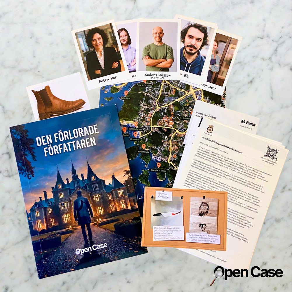 Open Case - Den förlorade författaren