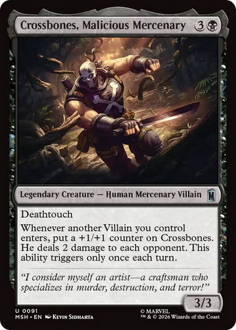 Crossbones, Malicious Mercenary [Marvel Super Heroes]