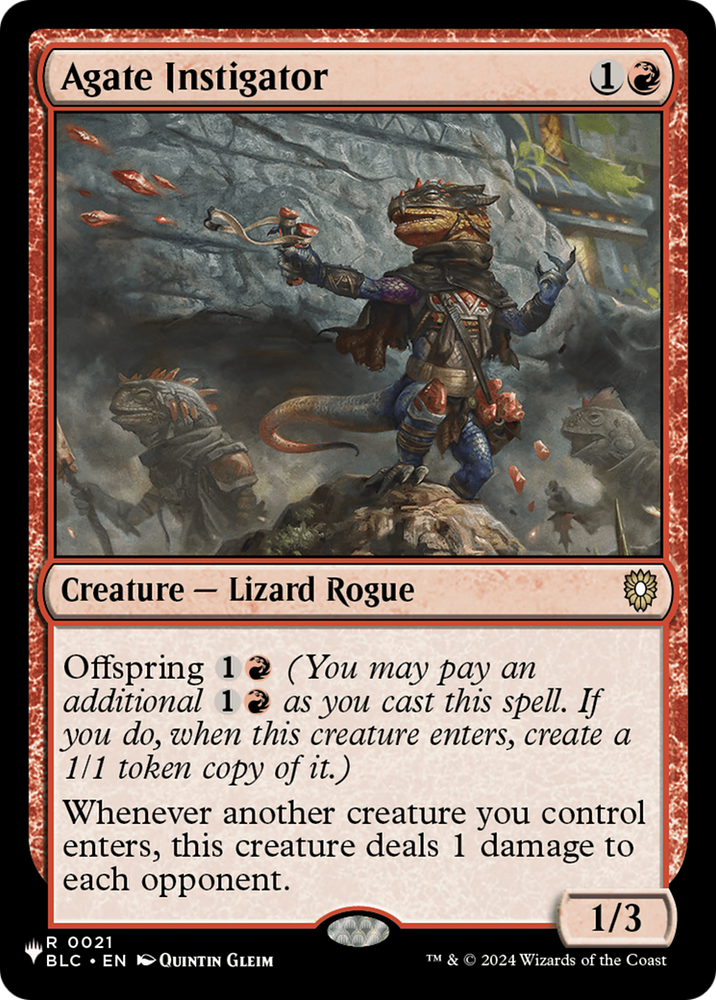 Agate Instigator [The List]