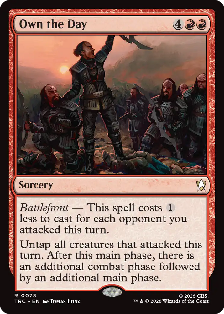 Own the Day (Surge Foil) [Star Trek Commander]