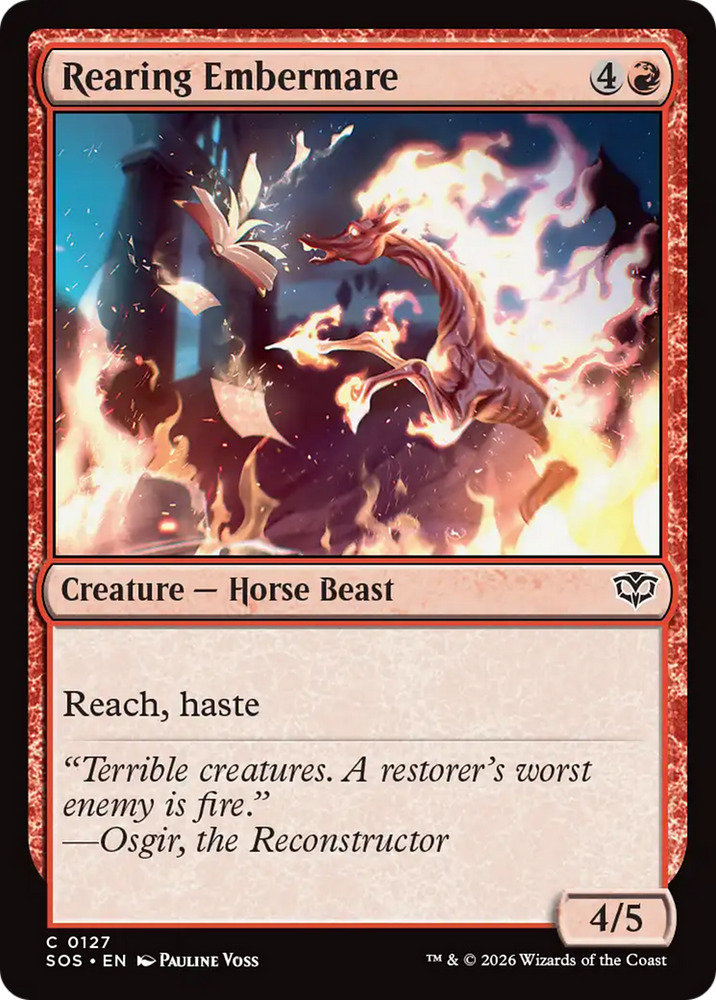 Rearing Embermare [Secrets of Strixhaven]