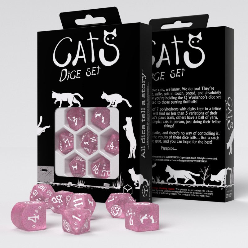 Q Workshop CATS: Daisy RPG Dice Set
