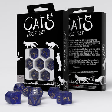 Q Workshop CATS: Meowster RPG Dice Set