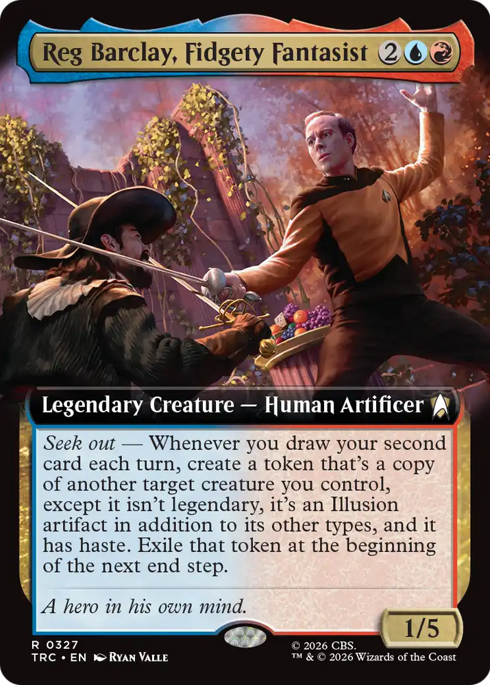 Reg Barclay, Fidgety Fantasist (Extended Art) [Star Trek Commander]
