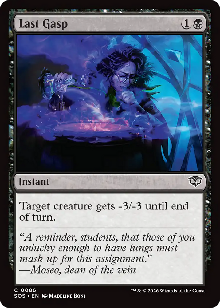 Last Gasp [Secrets of Strixhaven]
