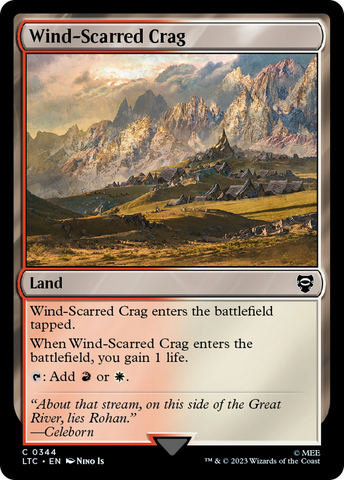 Wind-Scarred Crag [The Lord of the Rings: Tales of Middle-Earth Commander]