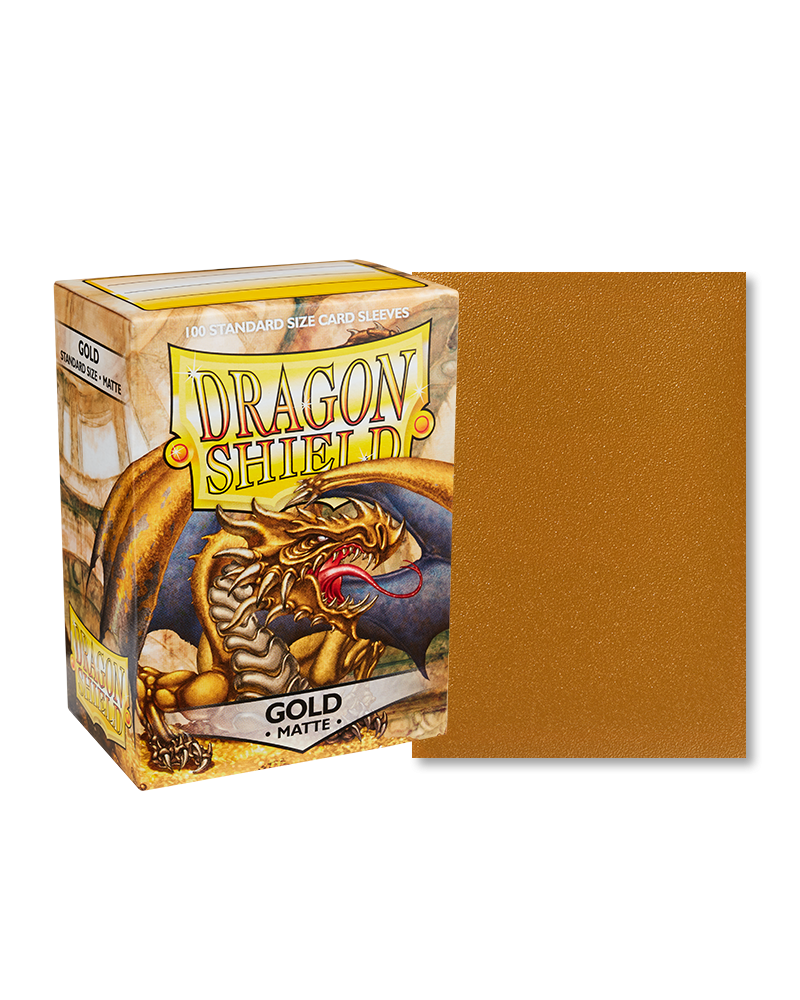 Dragon Shield Standard Size - Matte Gold 100pc
