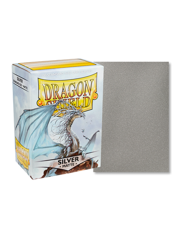 Dragon Shield Standard Size - Matte Silver 100pc