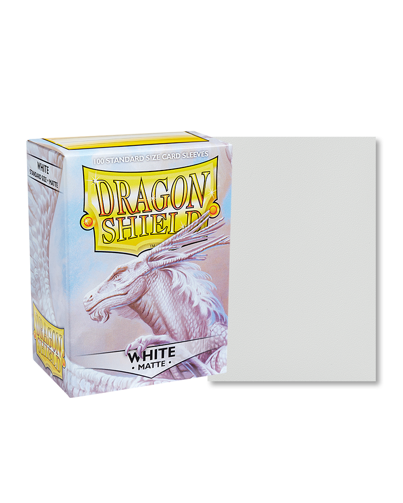 Dragon Shield Standard Size - Matte White 100pc