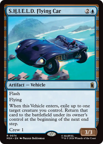 S.H.I.E.L.D. Flying Car [Marvel Super Heroes]