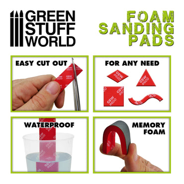 Foam Sanding Pads - Coarse Grit Assortment x20