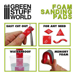 Foam Sanding Pads - Fine Gritt x20