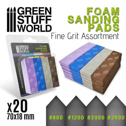 Foam Sanding Pads - Fine Gritt x20
