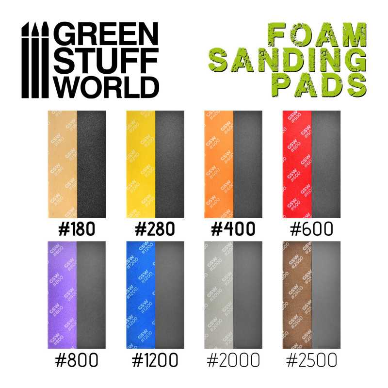 Foam Sanding Pads - Fine Gritt x20