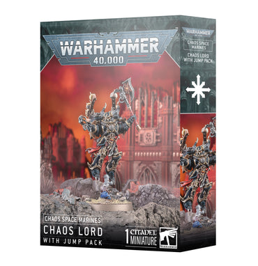Warhammer 40k Chaos Space Marines Chaos Lord with Jump Pack