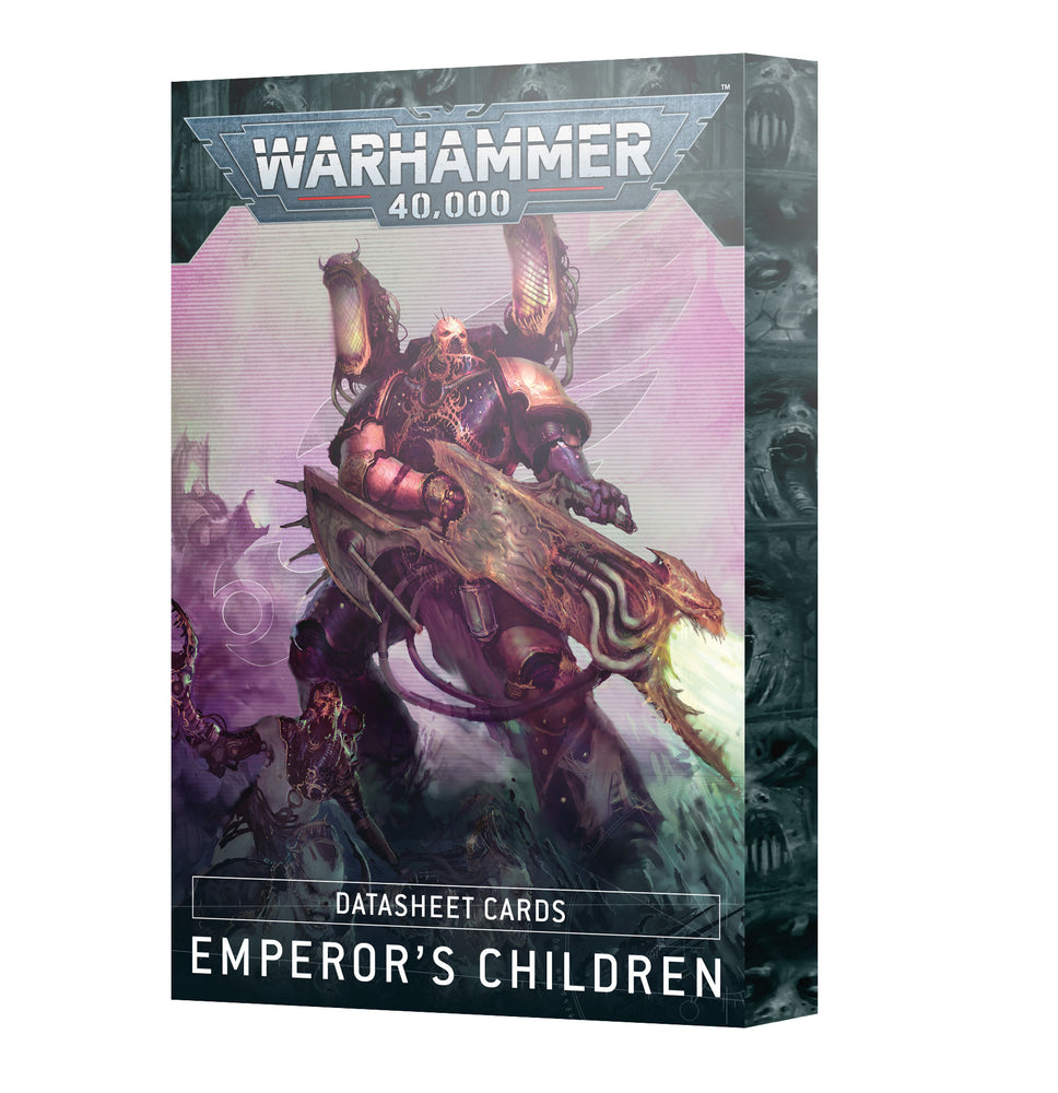 Warhammer 40k Datasheet Cards: Emperor's Children