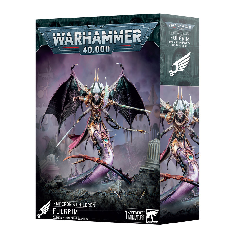 Warhammer 40k Emperor's Children Fulgrim Daemon Primarch of Slaanesh