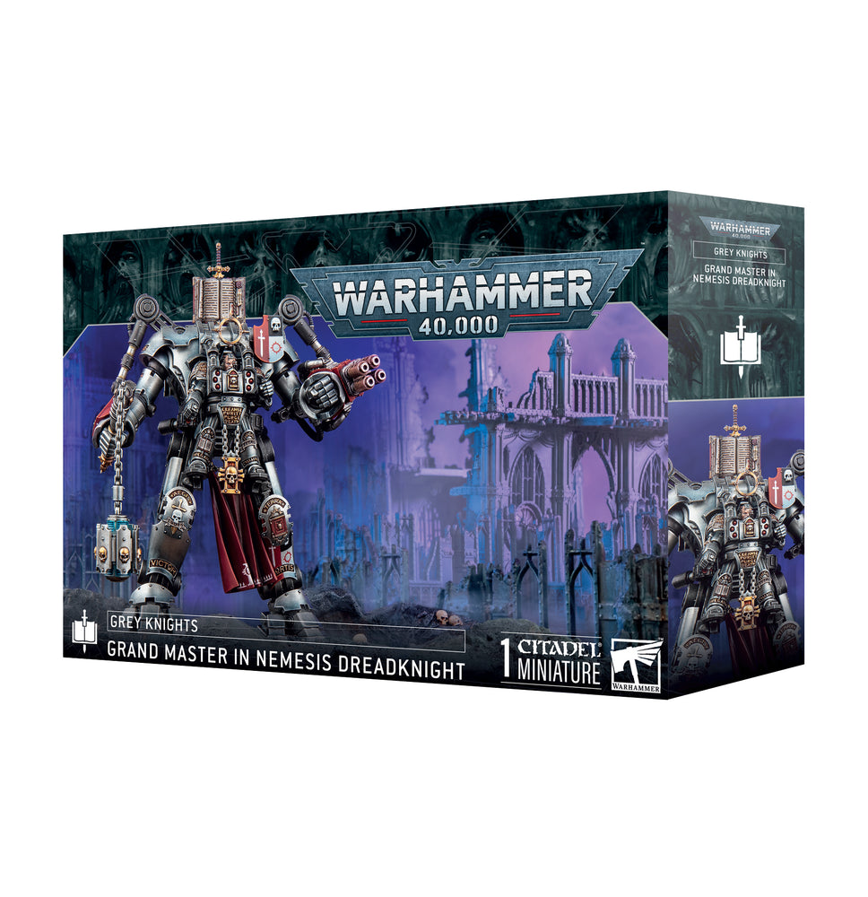Warhammer 40k Grey Knights Grandmaster in Nemesis Dreadknight