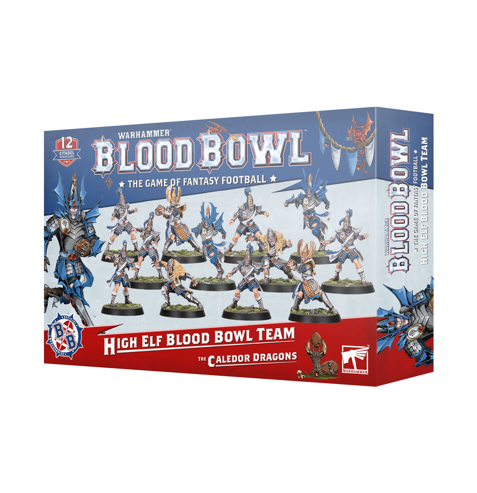 Blood Bowl: High Elves Team - The Caledor Dragons