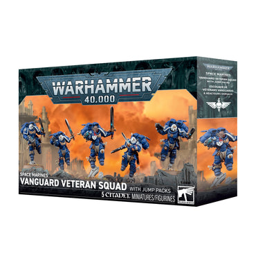 Warhammer 40k Space Marines Vanguard Veterans Squad with Jump Packs