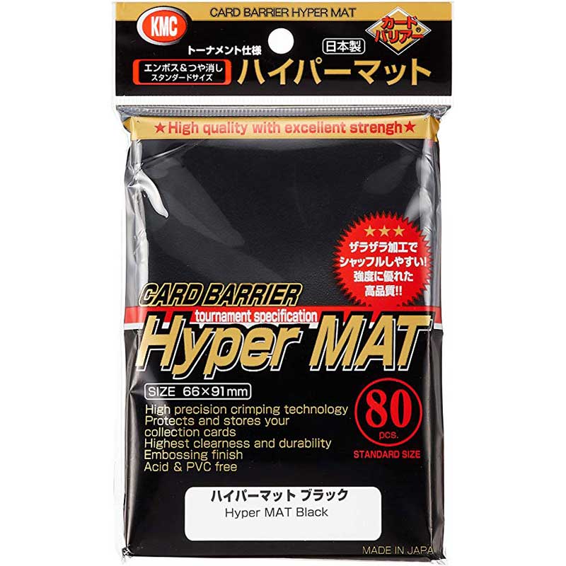 KMC Standard Size - Hyper Mat Black 80pc