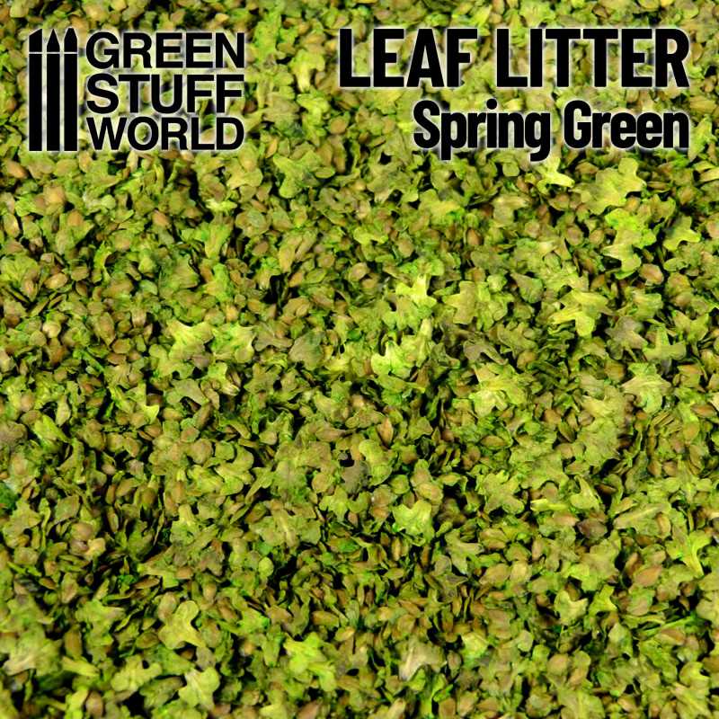 Leaf Litter - Large Spring Green Leaves