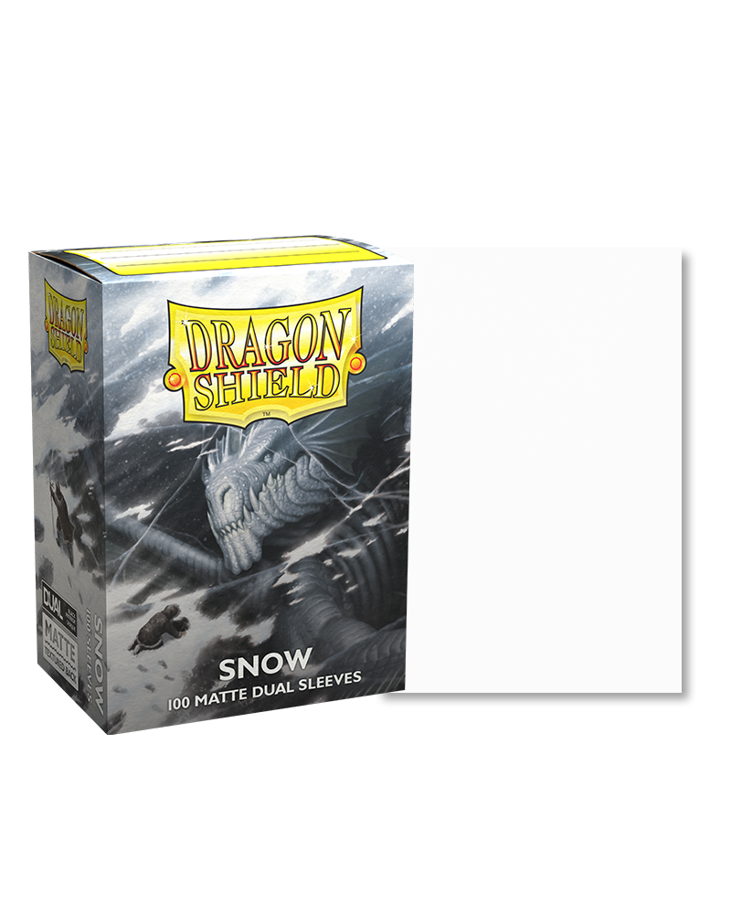 Dragon Shield Standard Size - Dual Matte Snow 100pc