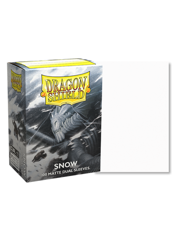 Dragon Shield Standard Size - Dual Matte Snow 100pc
