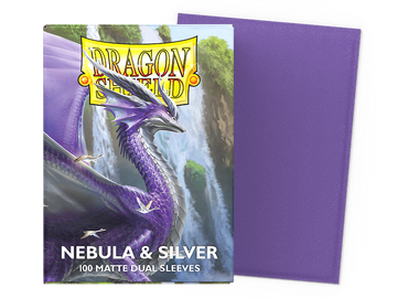 Dragon Shield Standard Size - Dual Matte Sky Nebula & Silver 100pc