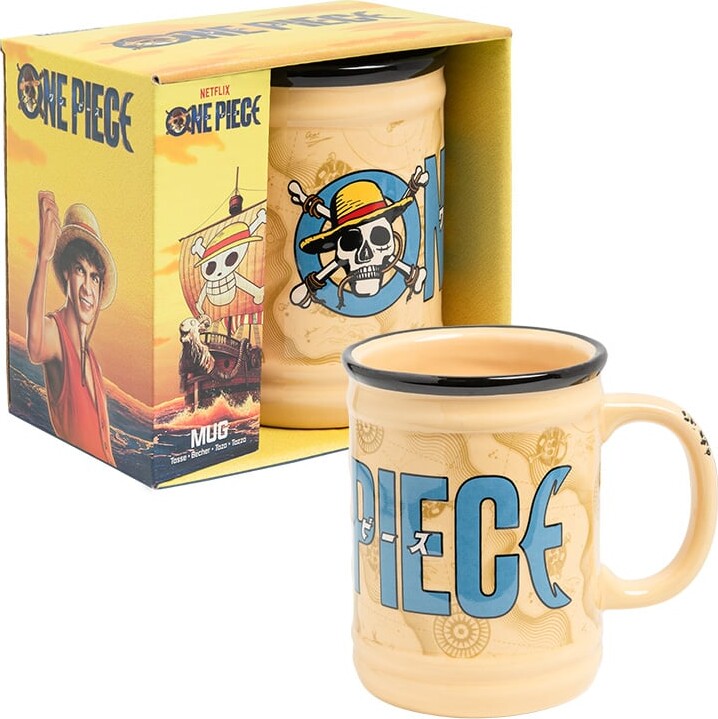 One Piece: Jolly Roger Shaped Mug