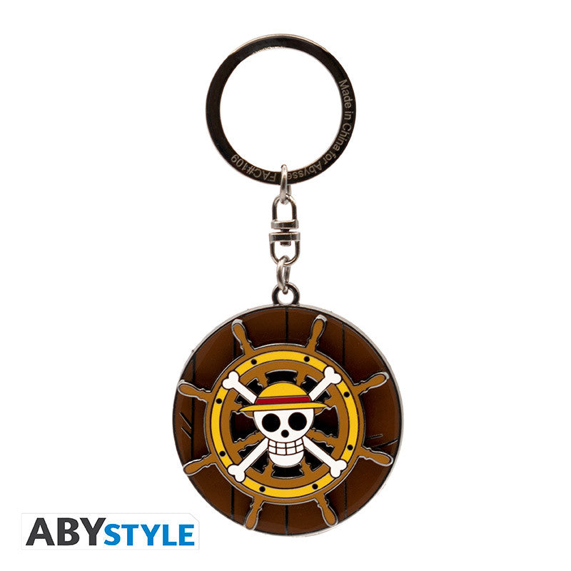 One Piece: Thousand Sunny's Helm Moving Keychain