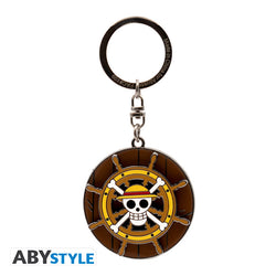 One Piece: Thousand Sunny's Helm Moving Keychain