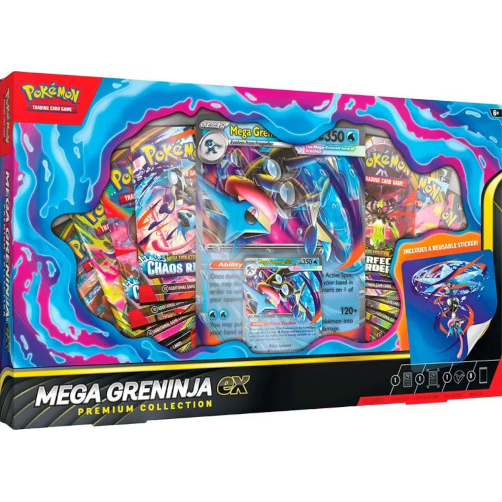 Pokemon: Mega Greninja ex Premium Collection Box  (MAX 2st/kund)