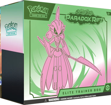 Pokemon: Scarlet & Violet Paradox Rift Elite Trainer Box Iron Valiant (Green)