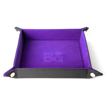 Metallic Dice Games: Dice Tray Purple